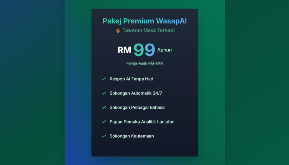 Limited 5 Orang Pertama