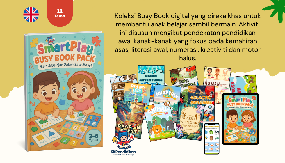 Busy Book Pack 1 (ENG)