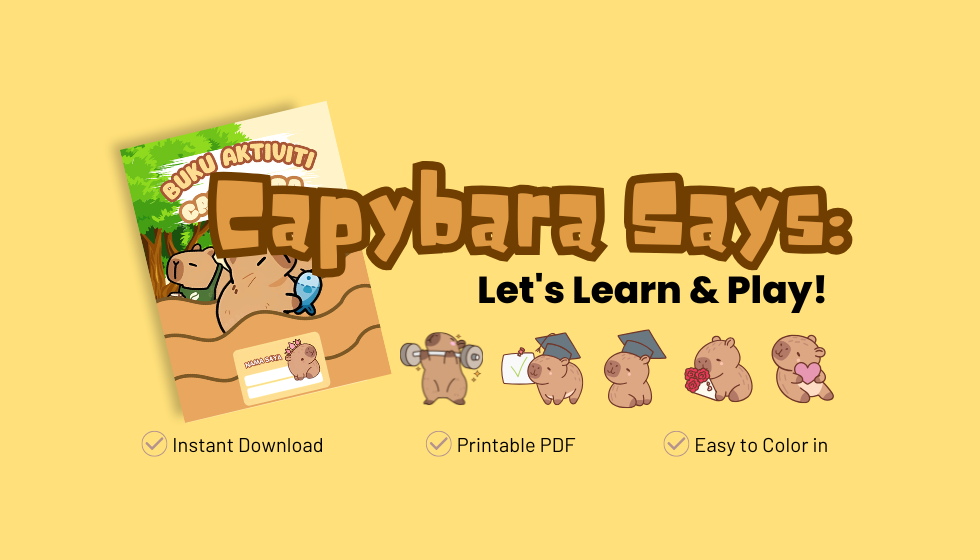 ✨ Capybara Says: Let's Learn & Play!