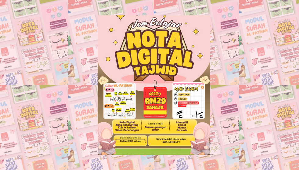 Nota Digital Tajwid Plus