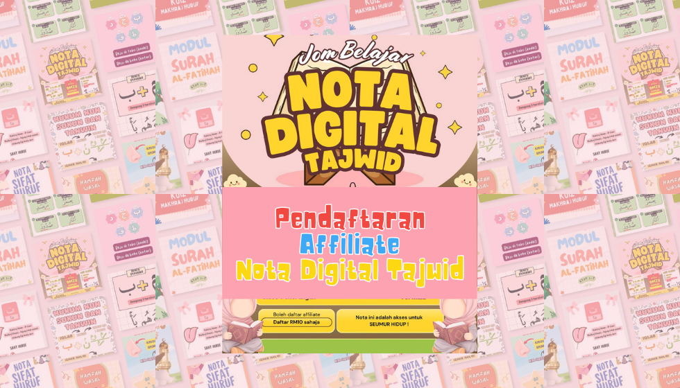 Affiliate Nota Digital Tajwid Plus